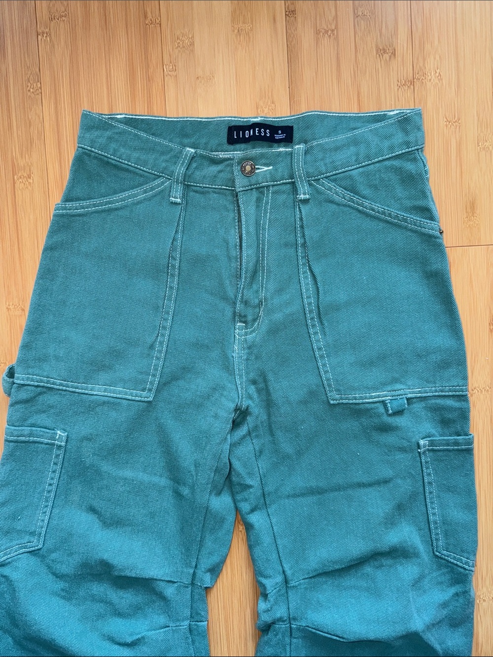 Lioness Green Cargo Pants - Picture 2 of 5